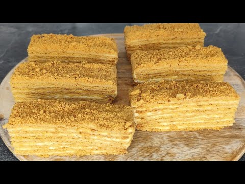 Видео: Медовый торт /Получится у каждого /Honigtorte mit Mascarpone-Creme