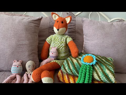 Видео: Рукодельный влог/ ярмарка, постельное из вареного хлопка, одеваю лису, вязание торопыжкам 🧶