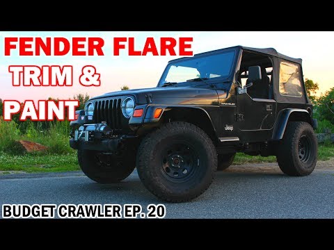 Видео: Отделка и восстановление расширителей крыльев на JEEP TJ | Budget Crawler, выпуск 20