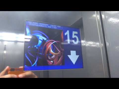 Видео: Грузопассажирский, пассажирский лифт (г. Троицк), V=1 м-с, г-п 400, 630 кг (52), музыкальные лифты