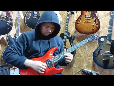 Видео: Ламповый тест красной гитары Schecter C-1 SGR