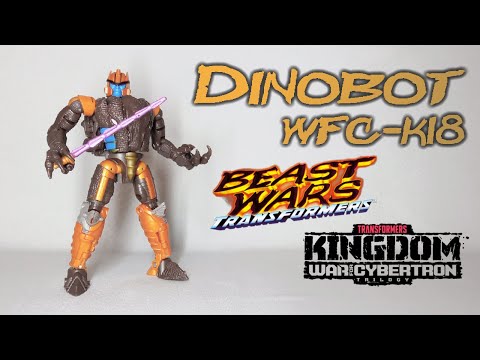 Видео: Обзор на TRANSFORMERS KINGDOM - Dinobot (WFC-K18)
