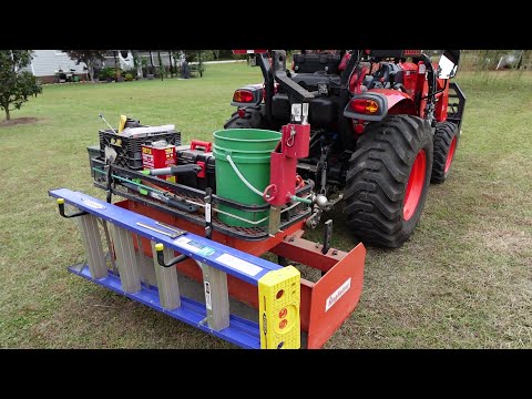 Видео: Дополнительная корзина для переноски трактора, крепление на отвал