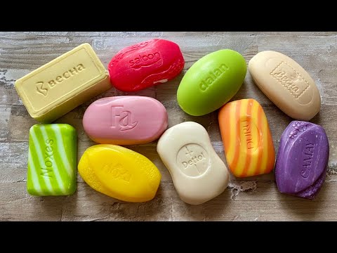 Видео: ASMR Soap cutting | Soap Carving|Резка мыла  | ASMR