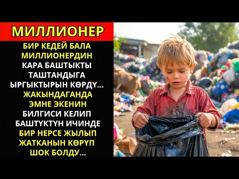Видео: КЕДЕЙ БАЛА МИЛЛИОНЕРДИН КАРА САЛЫНЫ ТАШТАГАНЫН КӨРДҮ... ЖАКЫНДАШКАНДА...