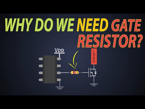 Видео: Зачем нужен резистор затвора для управления МОП-транзистором? Как выбрать резистор затвора?