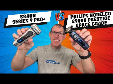 Видео: Braun Series 9 Pro+ против Philips Norelco S9000 Prestige Space Grade