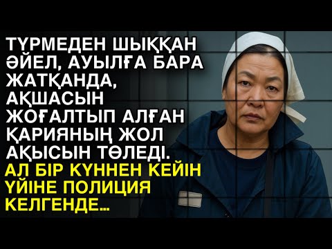 Видео: ТҮРМЕДЕН ШЫҚҚАН ӘЙЕЛ, АУЫЛҒА БАРА ЖАТҚАНДА, АҚШАСЫН ЖОҒАЛТЫП АЛҒАН ҚАРИЯНЫҢ ЖОЛ АҚЫСЫН ТӨЛЕДІ…