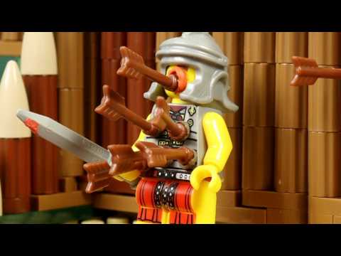 Видео: ЛЕГО Римляне против Варваров! Битва при Араузионе. Кимврская война.