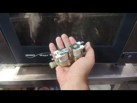 Видео: Ремонт. Залип электромагнитный клапан соленоида, UNOX от пароконвектомат.