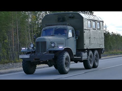 Видео: Довезет ли ЗИЛ-157 за Полярный Круг? Слабоумие и отвага!