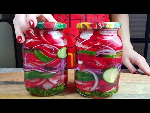 Видео: Готовила на МЕСЯЦ а сьели за Один ДЕНЬ! Улетная Закуска из РЕДИСА и ОГУРЦОВ!