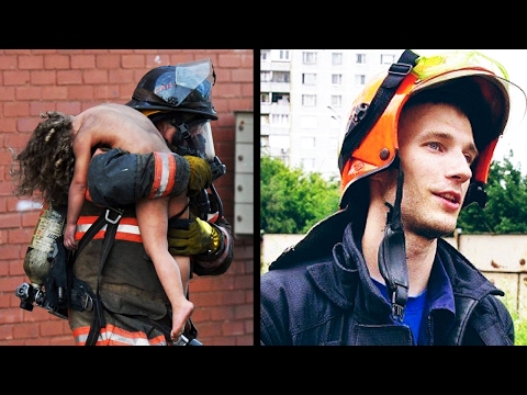 Видео: Пожарный спас шестерых, заплатив высокую цену...| Люди герои