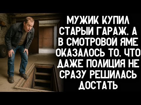 Видео: Мужик купил старый гараж, а в смотровой яме оказалось то, что даже полиция не сразу решилась достать