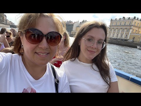 Видео: Водная прогулка по реке Нева и каналам Санкт-Петербурга 18.08.2022