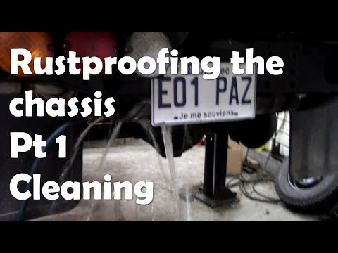Видео: Защита шасси 110 от ржавчины. Часть 1. Очистка