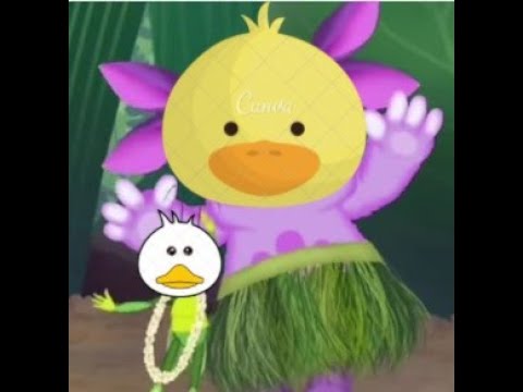 Видео: Танец маленьких утят детская песня - в мире Лунтика!