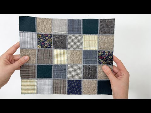 Видео: Невероятная идея для обрезков ткани, которая вдохновит вас не выбрасывать даже маленькие лоскутки
