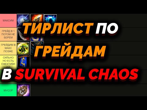 Видео: ТИР ЛИСТ ПО ГРЕЙДАМ В БАШНЯХ  SURVIVAL CHAOS  WARCRAFT 3