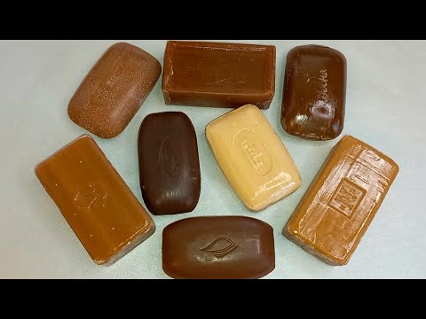Видео: ASMR |Tar soap|soap carving|асмр мыло|резка мыла|дегтярное мыло