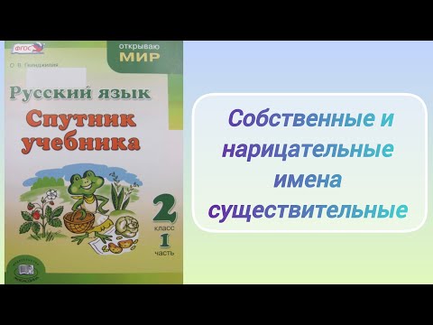 Видео: Собственные и нарицательные имена существительные (2 кл.)