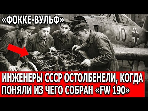 Видео: ФОККЕ-ВУЛЬФ FW 190 УДИВИЛ СССР! ЧТО НАШЛИ ВНУТРИ САМОЛЁТА?