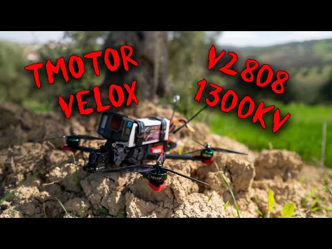 Видео: Моторы от Tmotor Velox2808. Крутим раму Chimera7 Pro V2 .