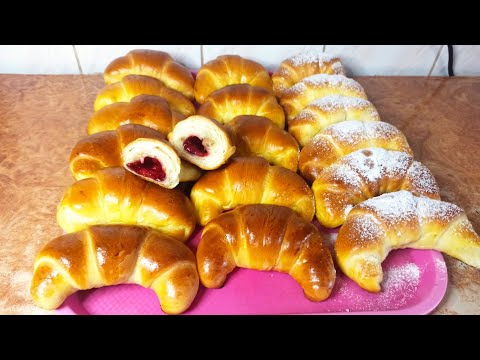 Видео: 🇺🇦🥐🍒"РОГАЛИКИ,як КРУАСАНИ"з чууудовою начинкою.🍒🥐🇺🇦