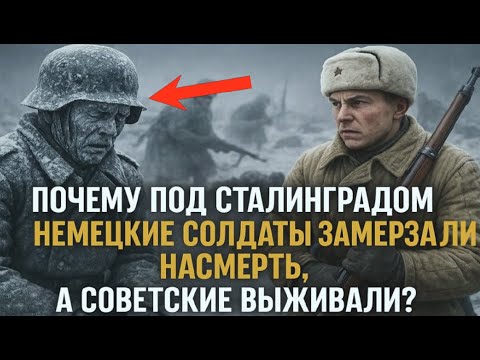 Видео: ПОЧЕМУ ПОД СТАЛИНГРАДОМ НЕМЕЦКИЕ СОЛДАТЫ ЗАМЕРАЗИ НАСМЕРТЬ, А СОВЕТСКИЕ ВЫЖИВАЛИ?🥶