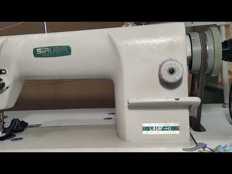 Видео: #швейна машина Siruba Сіруба 818-H1 Сервомотор Брюс Bruce 513 563а #sewing machine