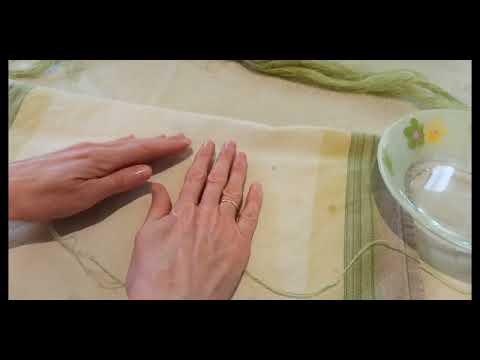 Видео: Крапивная кудель. Прядение тонкой нити.