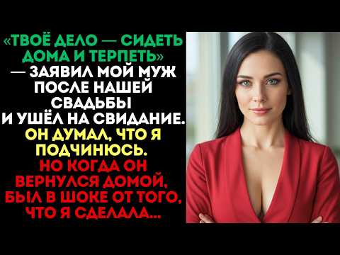 Видео: «Сиди дома и терпи!» — сказал муж. Но когда он вернулся, был в шоке...