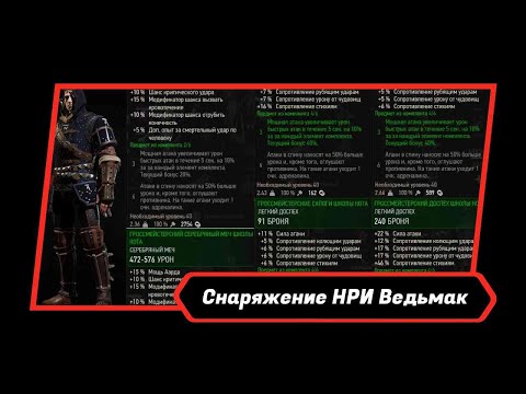 Видео: Как работают снаряжение, наборы инструментов и снадобья | Нри ведьмак