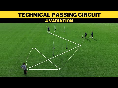 Видео: Техническое упражнение на передачу | 4 Вариации