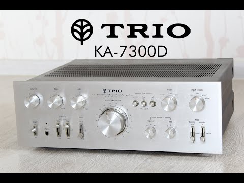 Видео: Trio KA 7300D - обзор усилителя на колонках Yamaha 1000m