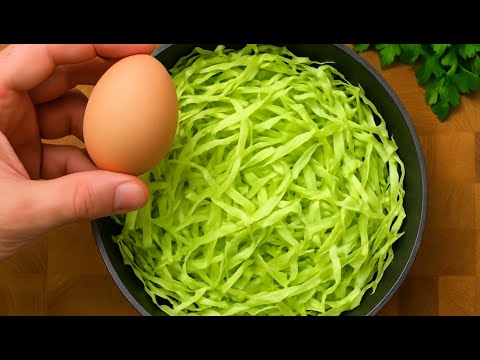 Видео: Я готовлю эту капусту каждые выходные!  Простой и вкусный рецепт блинов с капустой!