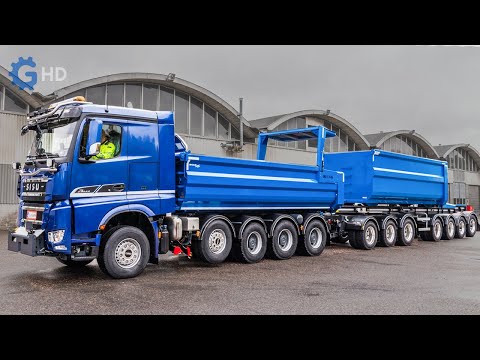 Видео: Самые невероятные скандинавские грузовики, которые вам только предстоит увидеть ▶ техника