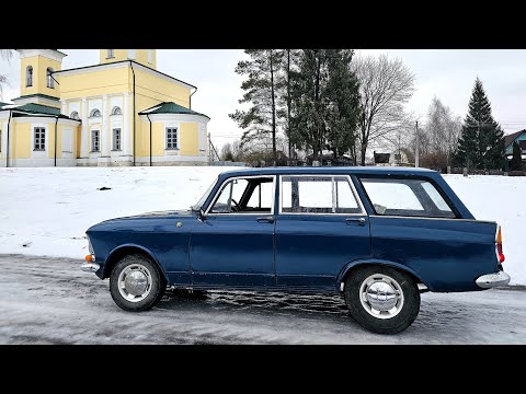 Видео: Завести, поехать и доехать! Редкий Москвич на льду.