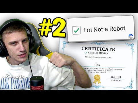 Видео: ВЕЧЕ СЪМ СЕРТИФИЦИРАН ЧОВЕК! 🤖➡️🧍‍♂️| Neal.fun (част 2)