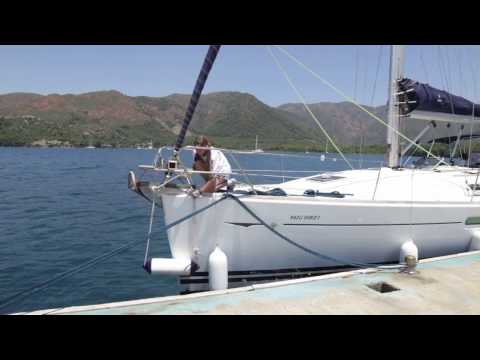 Видео: Отход судна на носовом шпринге