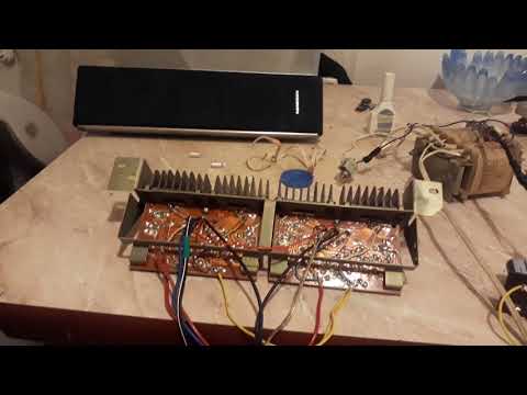 Видео: Усилитель из радиолы Кантата 205 стерео