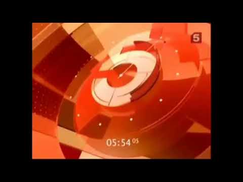 Видео: Часы Пятого канала 2006-2010 со звуком часов РЕН-ТВ 2010-2011