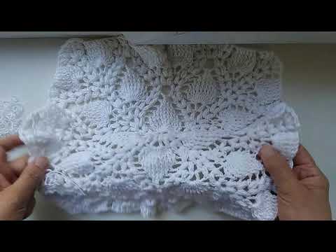 Видео: Как связать скатерть крючком,ч.1.Простая схема вязания крючком красивого узора. Мастер класс.