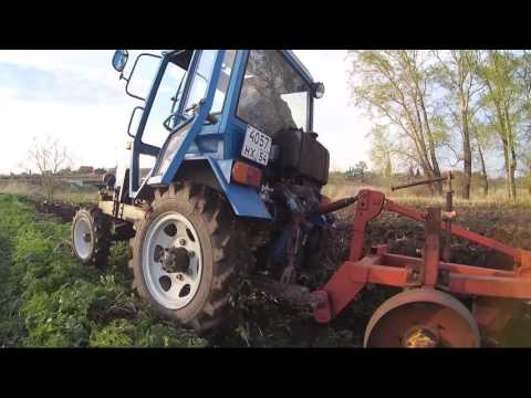 Видео: Настройка ПЛН-2 -25 ,пробная вспашка двух участков .