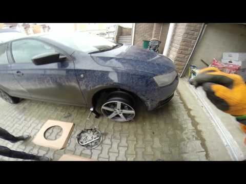 Видео: #ПроАВТО - Шкода Рапид (SKODA Rapid) 17-ые Диски. Примерка дисков