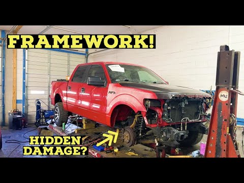 Видео: Ремонтируем погнутую РАМУ на нашем FORD F-150!