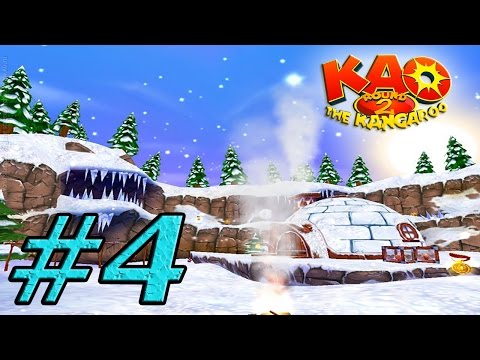 Видео: Прохождение Kao the Kangaroo Round 2 - #4 - Зима-холода