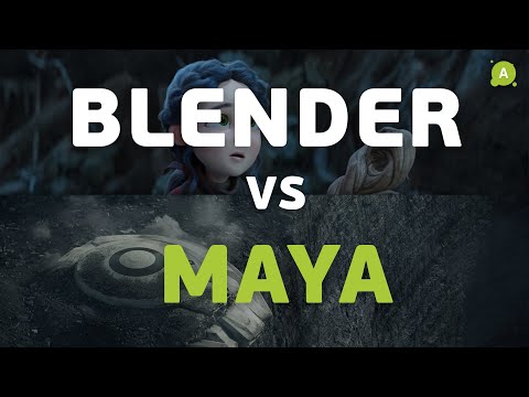 Видео: В чем разница? BLENDER VS MAYA