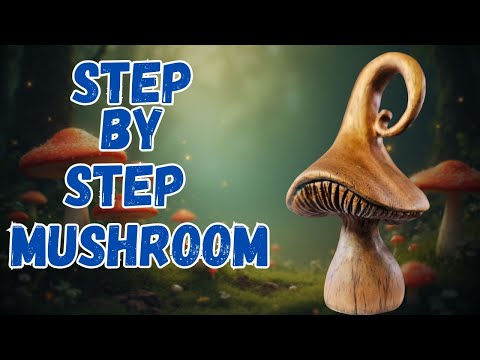 Видео: Проект для начинающих по резьбе по дереву с помощью Dremel: как вырезать гриб