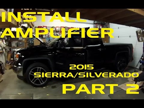 Видео: ЧАСТЬ 2 - КАК УСТАНОВИТЬ усилитель в Sierra / Silverado 2015 года с использованием штатной магнит...